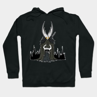 Hollow knight ghost and the hollow knigh art Hoodie